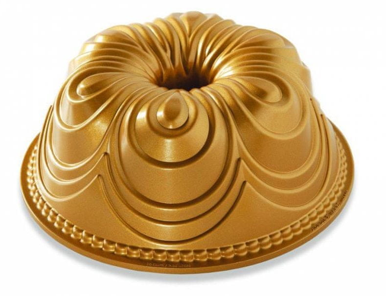 NordicWare forma na bábovku chiffon 10 cup zlatá